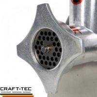 Masina de tocat carne electrica CRAFT-TEC MK-10 MX1221, 3500W, 150 kg/h, inox, compacta, palnie pentru carnati - 2
