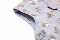 Sac de dormit Kidsdecor cu picioruse si maneci 2 tog Bunny Blue 110 cm - 2