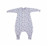 Sac de dormit Kidsdecor cu picioruse si maneci 2 tog Bunny Blue 110 cm - 7
