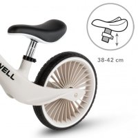 Bicicleta fara pedale Kidwell NIX Gri cu cadru din nailon si roti PU - 4