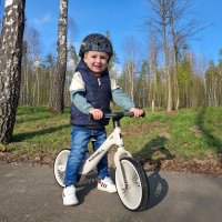 Bicicleta fara pedale Kidwell NIX Gri cu cadru din nailon si roti PU - 8
