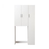 Dulap masina de spalat GRAND XL, 3 usi, alb, 97x30x190 cm - 1