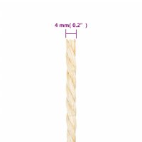 Franghie din sisal 100%, 100 m, 4 mm - 4