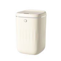 Cos de gunoi inteligent cu senzor SH-8646, Crem, 20 L - 4