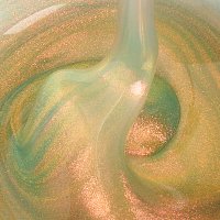 Kievskaya Freeze Gel Ice Princess – Gel Builder Lichid Alb Translucid cu Sclipici Fin - 1