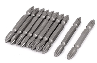 UB Set 10 Biti de impact cu 2 capete 65mm prindere 1/4 hexagonal - 1