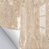 Placa autoadeziva CLS-08 pentru perete tip marmura 60 x 60 cm CREM - 1