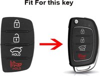 Membrana Cauciuc Butoane Cheie Auto 4 Butoane Compatibila Hyundai Tucson, Santa Fe, ix45, Sonata, i40 – Pad Inlocuire - 6