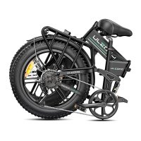 Bicicleta electrica pliabila Ulzomo Dunes 20 - E-bike 750W, 48V, 16Ah, autonomie 120km, viteza maxima 40km/h, Black, 20 inch - 4