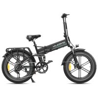 Bicicleta electrica pliabila Ulzomo Dunes 20 - E-bike 750W, 48V, 16Ah, autonomie 120km, viteza maxima 40km/h, Black, 20 inch - 1