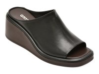 Papuci negri GRYXX 1461255 din piele naturala pentru confort si stil - 1