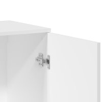 Set de 3 servante albe din lemn prelucrat, cu spatiu amplu de depozitare - 7