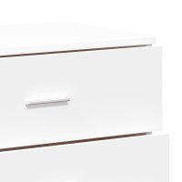 Set de 3 servante albe din lemn prelucrat, cu spatiu amplu de depozitare - 8