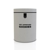 Recipient pentru recompense si hrana uscata din fibre de bambus Doctor Totolici, culoare Offwhite, 2L - 1