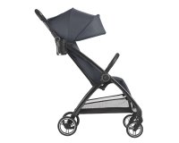 Carucior sport pentru copii KikkaBoo Joy Dark Grey,Cadru din aluminiu,Sistem automat de pliere One Touch,Roti pivotante cu suspensii,Spatar si suport picioare reglabile,Capotina,recomandat de la nastere pana la 22kg - 1