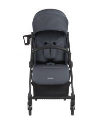 Carucior sport pentru copii KikkaBoo Joy Dark Grey,Cadru din aluminiu,Sistem automat de pliere One Touch,Roti pivotante cu suspensii,Spatar si suport picioare reglabile,Capotina,recomandat de la nastere pana la 22kg - 3