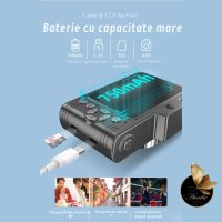 Camera Foto Digitala Auraliv® Roz 48MP Ultra HD, 2.5K UHD, Video 1080P,  Ecran IPS 2.8”,Baterie 750mAh,Card 32GB Inclus - 4