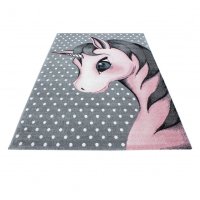 Covor Roz pentru Copii V4 120x170 cm - Design Jucaus si Confortabil - 2