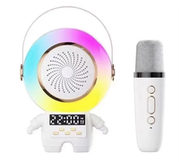 UB Mini boxa karaoke Bluetooth pentru copii, model Astronaut, cu microfon wireless - 1