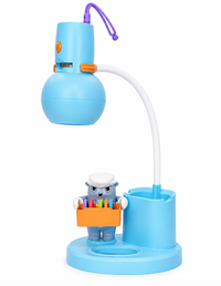 Lampa de birou pentru copii cu proiector holograme pentru desenat si suport multifunctional - 1