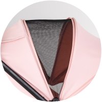 Carucior pentru copii Chipolino Blossom Powder Pink, spatar reglabil, bara de protectie, greutate admisa 22 kg - 10