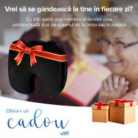 Perna ortopedica Suporto pentru sezut si coccis din spuma cu memorie perforata - 9
