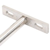 Set de 12 Suporturi Invizibile pentru Rafturi din Otel Carbon - 10x150 mm - 7