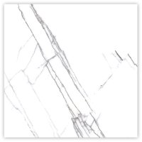 Gresie portelanata rectificata Crack White  60 x 60  lucioasa - 1