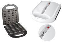 Aparat pentru preparat nuci Zilan ZLN2809 ALB, 1600W, indicator luminos, Placi Neaderente - 5