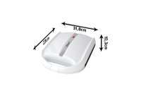 Aparat pentru preparat nuci Zilan ZLN2809 ALB, 1600W, indicator luminos, Placi Neaderente - 4