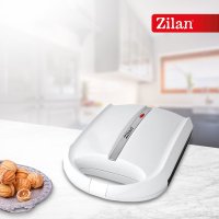Aparat pentru preparat nuci Zilan ZLN2809 ALB, 1600W, indicator luminos, Placi Neaderente - 6