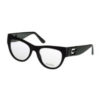Ochelari de vedere pentru dama Guess GU2988 001 - Rama neagra, stil pisica - 1