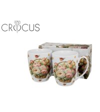 Set 2 cani portelan, 350ml, Peonies - 2