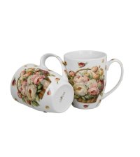 Set 2 cani portelan, 350ml, Peonies - 3