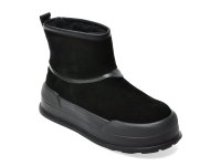 Ghete negre GRYXX 8335 din piele intoarsa pentru femei - 1