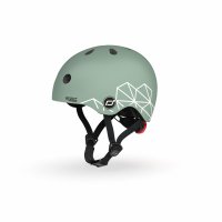 Casca de protectie pentru copii sistem de reglare magnetic cu led XXS-S 45-51 cm 1 an+ Green Lines Scoot Ride - 6