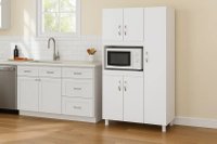Dulap de Bucatarie Alb cu 5 Usi SD001 - Stil Modern si Functionalitate - 1