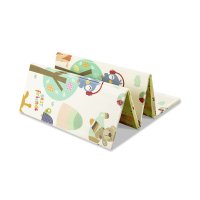 Covoras de joaca termic pentru copii Best Friends  Stars din spuma XPE, design cu doua fete, pliabil, 180x200 cm - 3