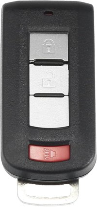 Carcasa Cheie Auto Techstar cu 3 butoane, Compatibila Mitsubishi Outlander 2010–2018, Lancer 2008–2016 - 4