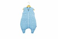 Sac de dormit Kidsdecor cu picioruse si maneci 3 tog Stars in your eyes Blue 110 cm - 4