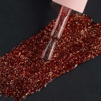 Ojă Semipermanentă Everin Selective 114 7ml – Glitter Cupru Intens Micro-Glitter, Copper Sparkle - 1