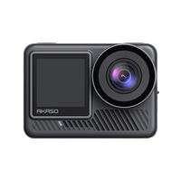 Camera de actiune AKASO Brave 8 Lite, 4K 60 FPS, 20MP, Control vocal, Stabilizare 6 axe, Ecran 2 inch, Wi-Fi, HDR, IPX8 - 1