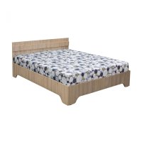 Pat ALMA cu picioare, 160x200 cm, sonoma deschis - 1