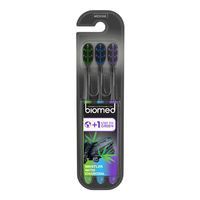 Set periute de dinti Black Three, medium, 3 bucati, Biomed - 1