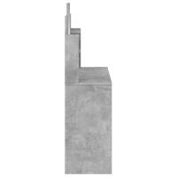 Masa de toaleta gri beton cu oglinda, dimensiuni 96x39x142 cm - 6