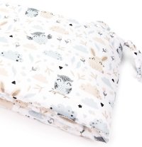 Protectie laterala pentru patut copii Kerstin Poiana Fermecata  180 x 30 cm, cu doua fete, suprafata din bumbac 100, prindere cu panglici - 2