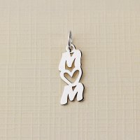 ELM Charm Mom din argint 925, 15 x 9 mm - 1