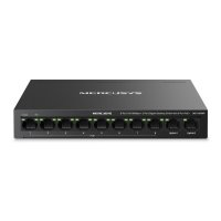 Switch Mercusys Desktop cu 8 Porturi 10/100 Mbps si 2 Porturi Gigabit cu PoE+ - 1