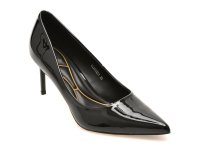 Pantofi negri eleganti FLAVIA PASSINI KL26AGE, din piele ecologica lacuita - 1