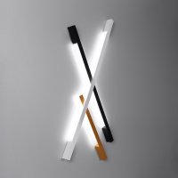 Sollux Lighting Lahti, aplica LED de perete aurie, 4000K, 920 lm, 4 x 6,5 x 50 cm - 6